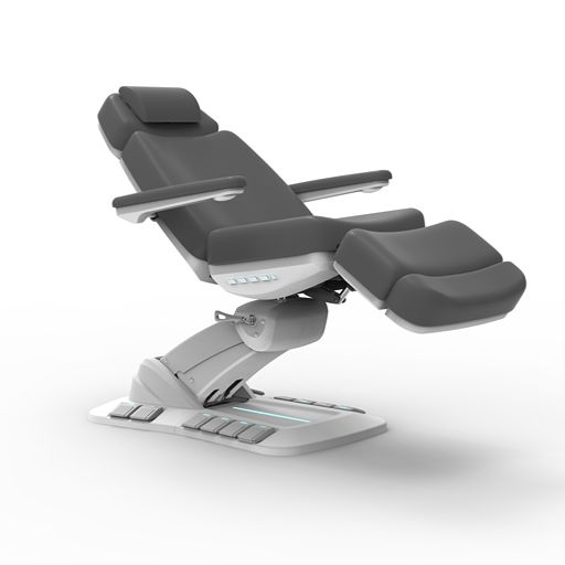 2246 EBN Electric Med Spa Chair with foot controls and dark gray upholstery