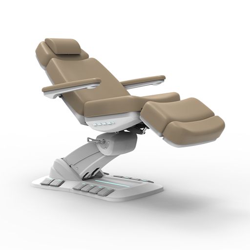 2246 EBN Electric Med Spa Chair with foot controls and sand upholstery