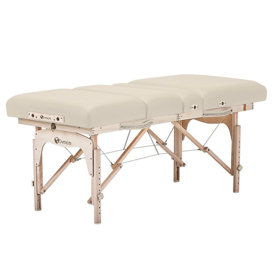 Earthlite Calistoga portable salon table laying flat