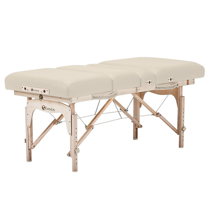 Earthlite Calistoga portable salon table laying flat