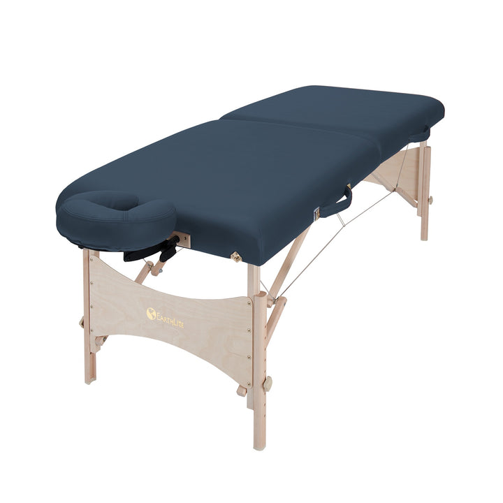 Earthlite Harmony DX portable massage table in Mystic Blue