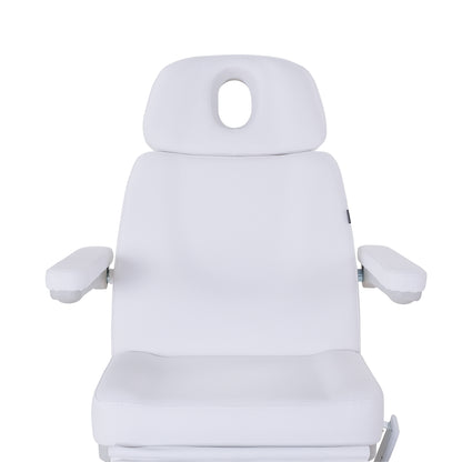 Silverfox 2246B Electric Spa Facial Chair Front View Head Rest with Face Opening - Sunlight Spa Supply