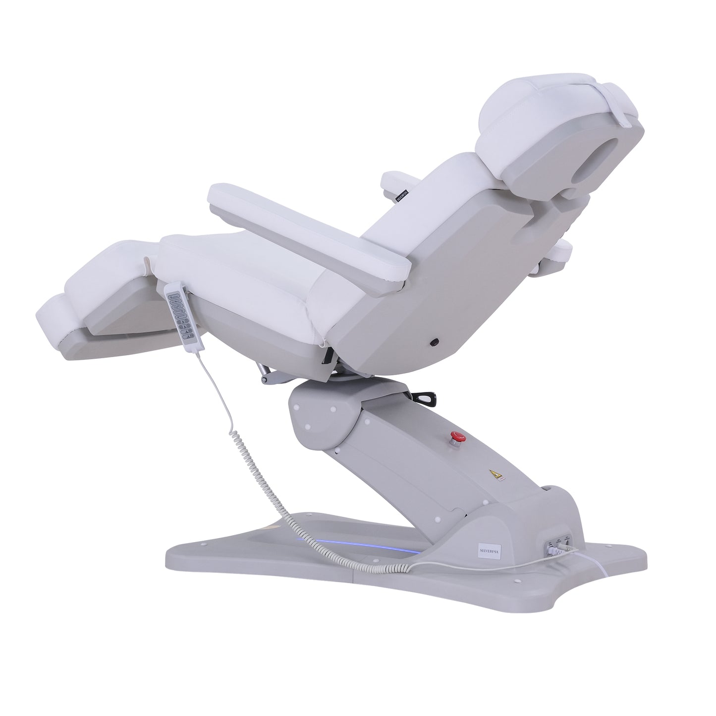 Silverfox 2246B Electric Spa Facial Chair Rear View - Sunlight Spa Supply