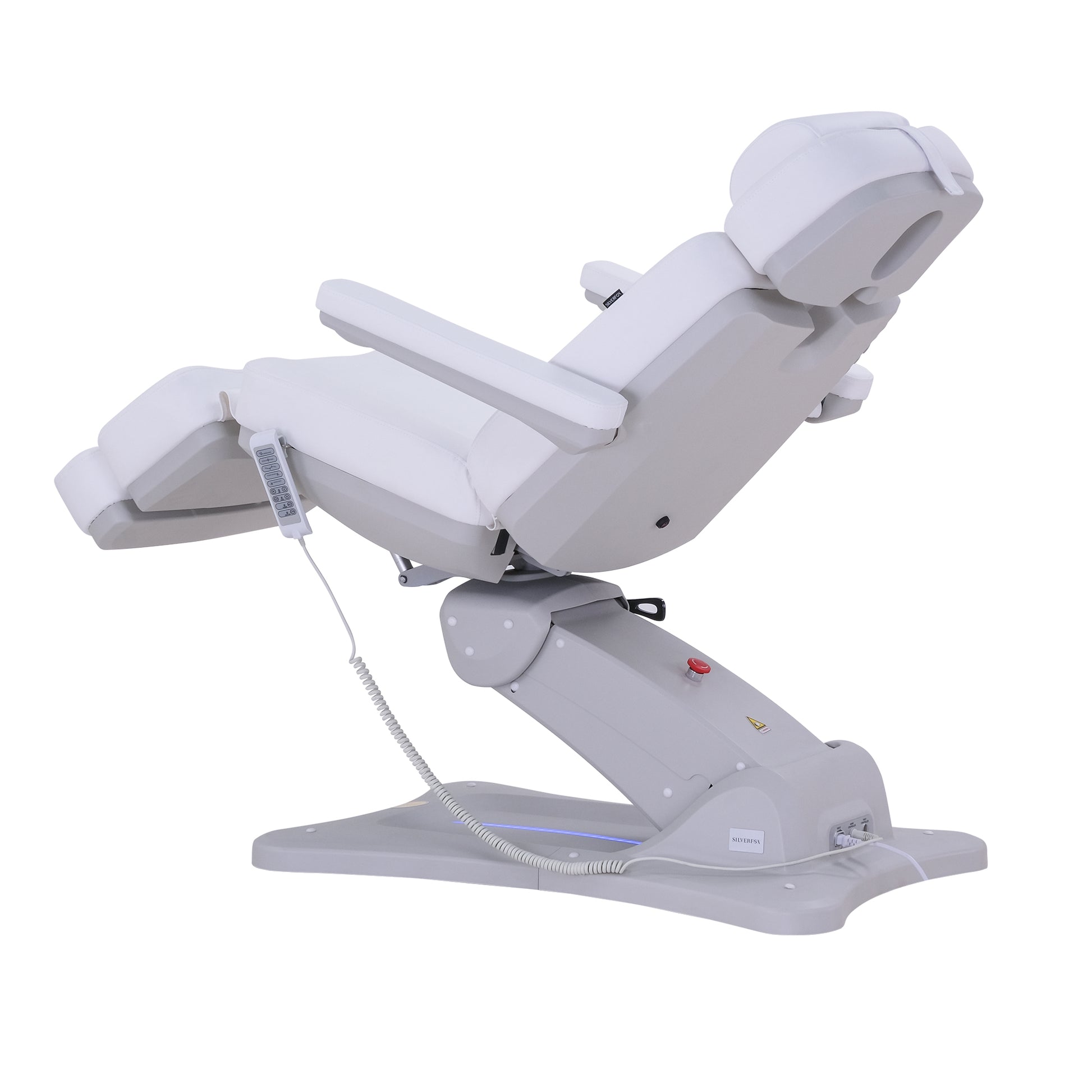 Silverfox 2246B Electric Spa Facial Chair Rear View - Sunlight Spa Supply