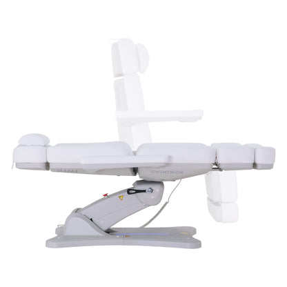 Silverfox 2246B Electric Spa Facial Chair Side View Backrest Footrest Adjustments - Sunlight Spa Supply