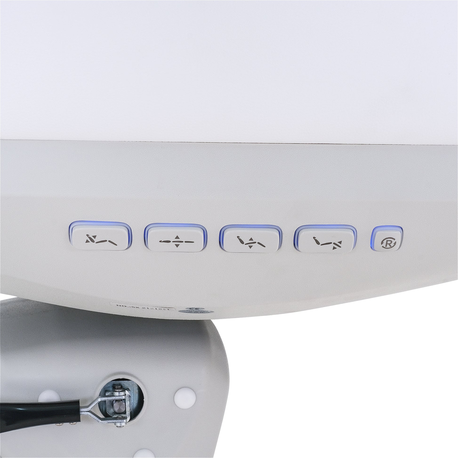 Silverfox 2246B Electric Spa Facial Chair Side View Seat Buttons - Sunlight Spa Supply