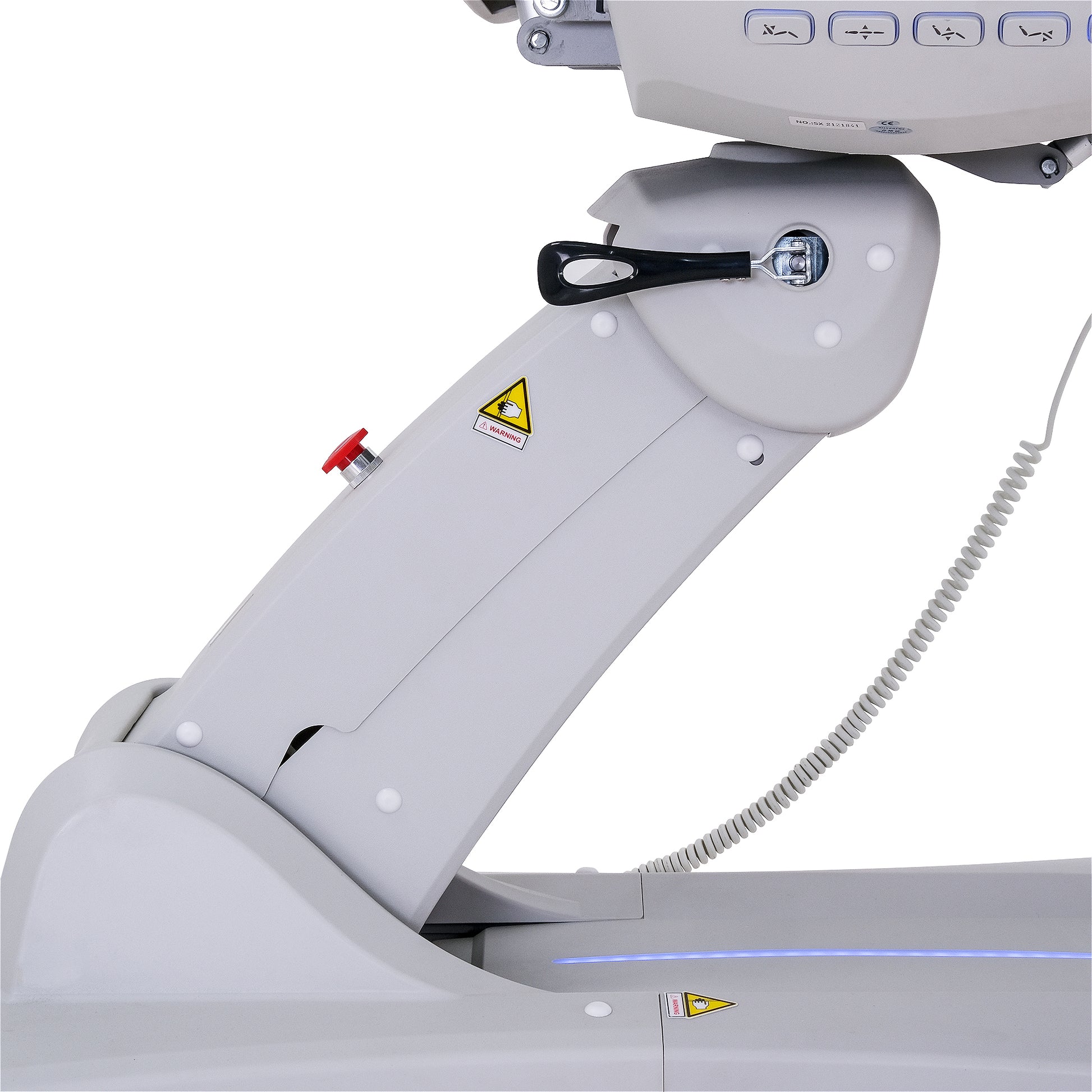 Silverfox 2246B Electric Spa Facial Chair Side View Support Arm - Sunlight Spa Supply