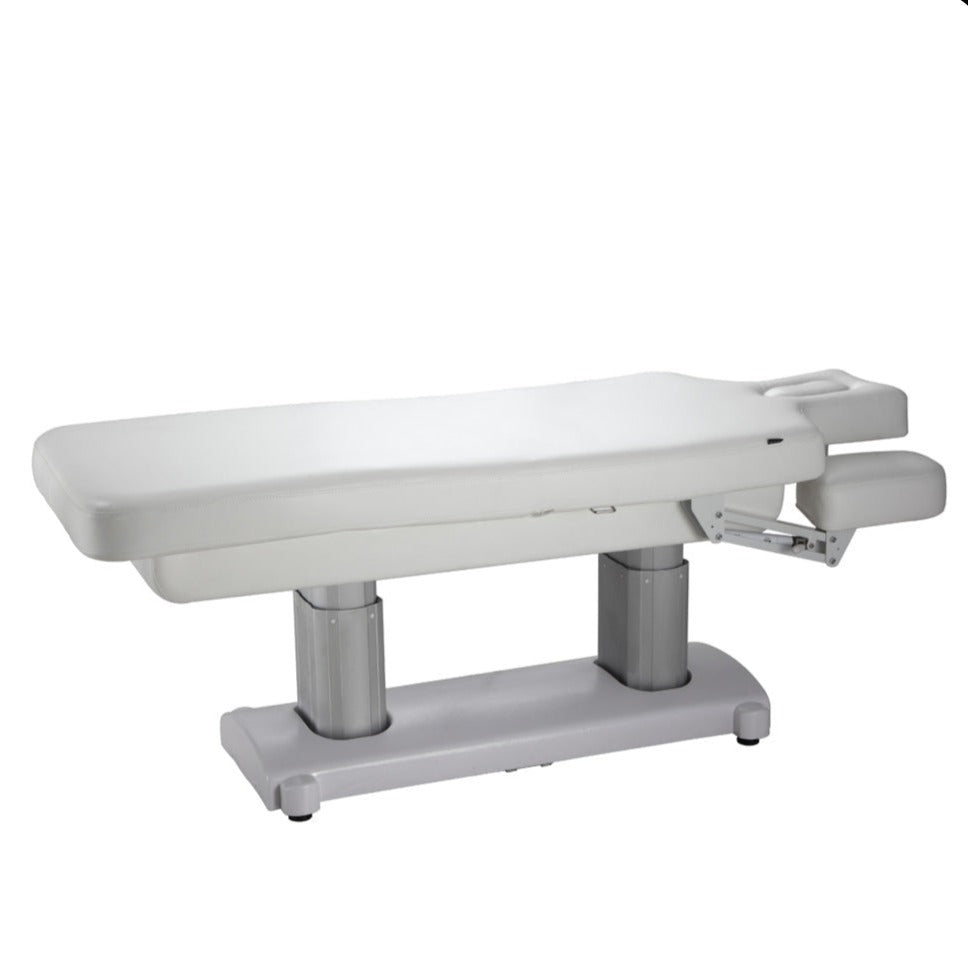Silverfox 2249 Massage Table Main View Arm Rests Deployed - Sunlight Spa Supply