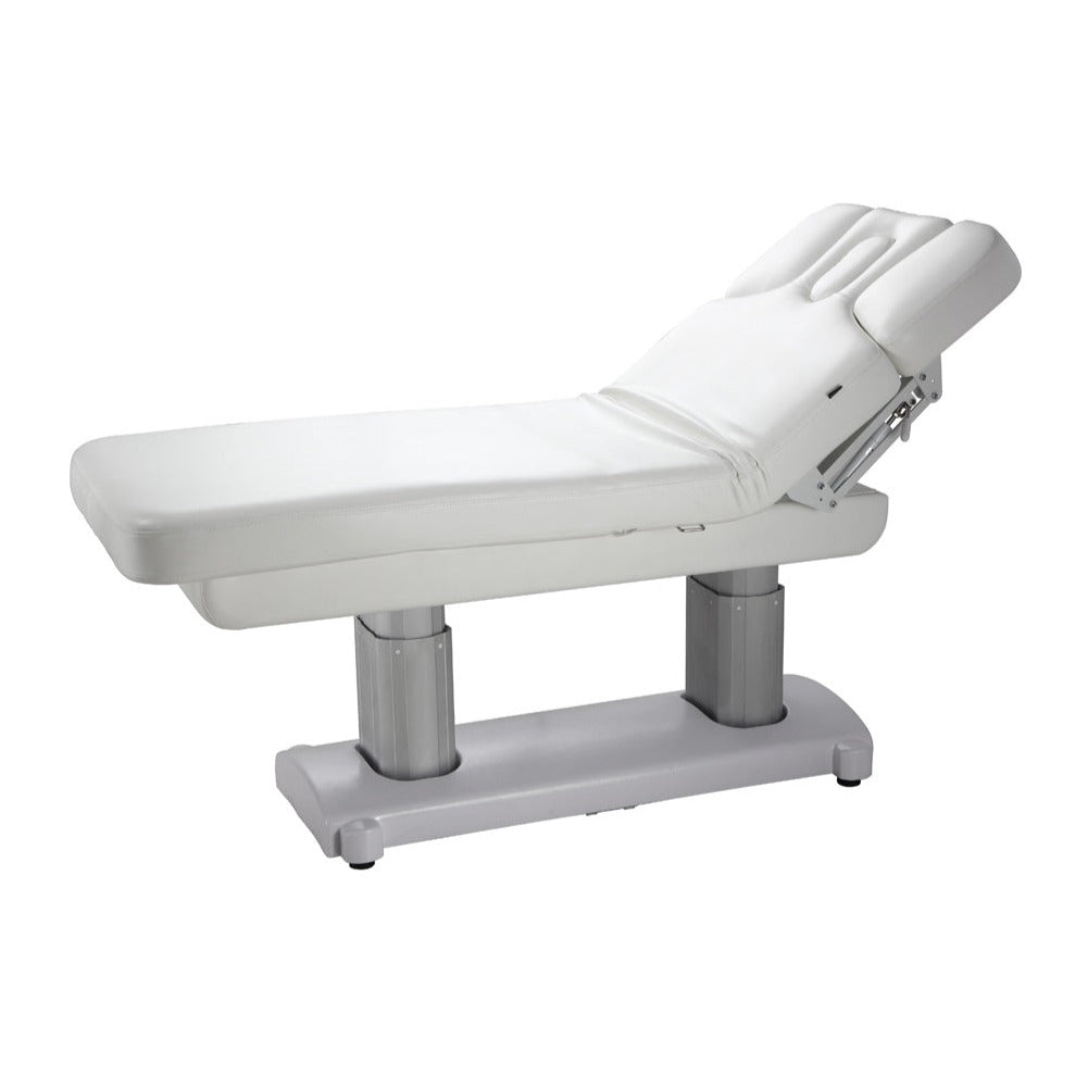 Silverfox 2249 Massage Table Main View Back Elevated - Sunlight Spa Supply